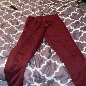 Xl maroon fleo jogger